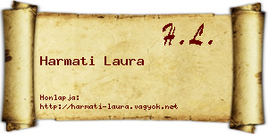 Harmati Laura névjegykártya